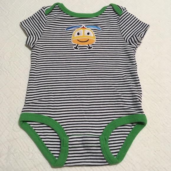 6m (5/$20) Helicopter Onesies w/Pants - Picture 2 of 9